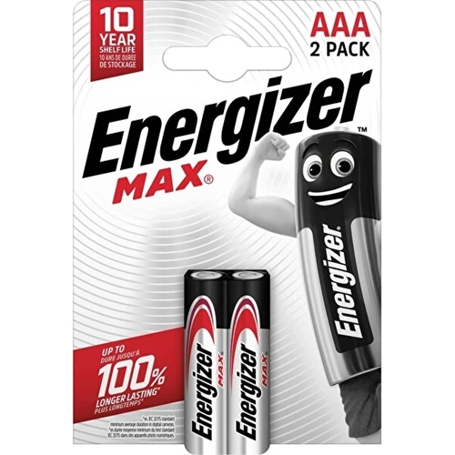 Energizer MAX ALK. 1.5V AAA 2'Lİ Pil
