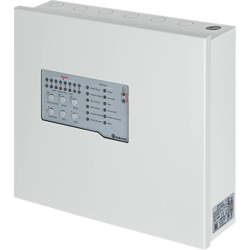 Teknim TFP-4408 8 Bölgeli Konvansiyonel Yangın Alarm Paneli (Metal Kasa)