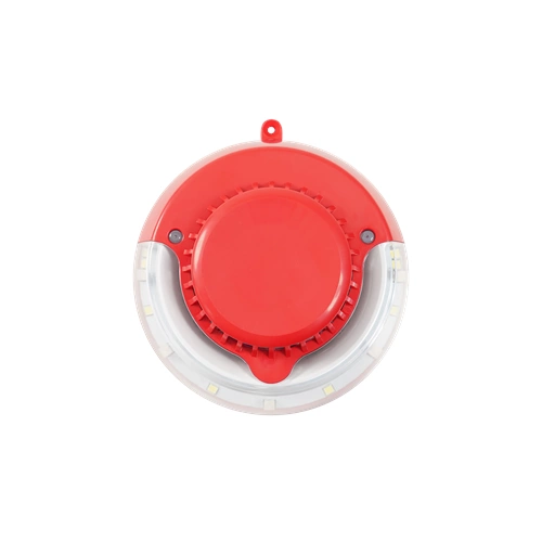 Teknim TFS-4192R Konvansiyonel Flaşörlü Yangın Alarm Sireni Kırmızı