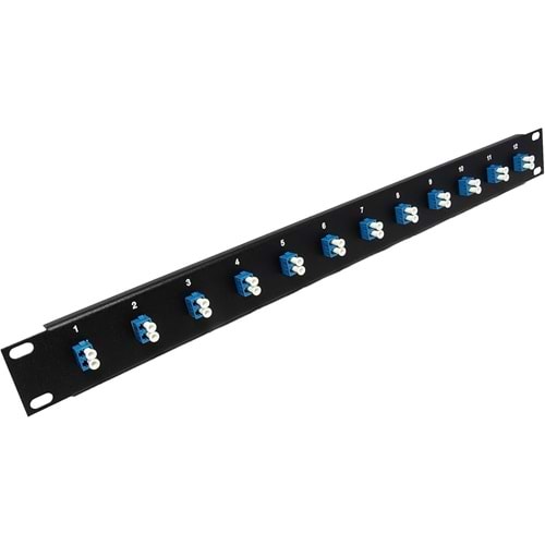 12 Port Fiber Patch Panel LC Rackount