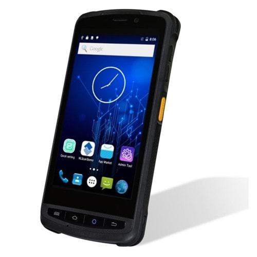 Newland MT90-W4-CM30-DO Wifi,Karekod,Android13,Kılıf Cradle ElTerminali