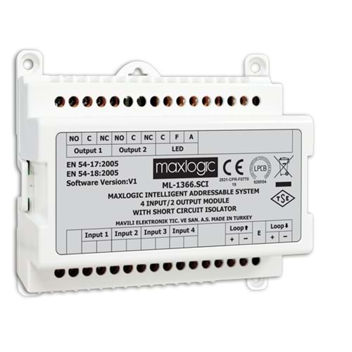 Maxlogic ML-1361 Adresli Role Modülü 1 Çıkış