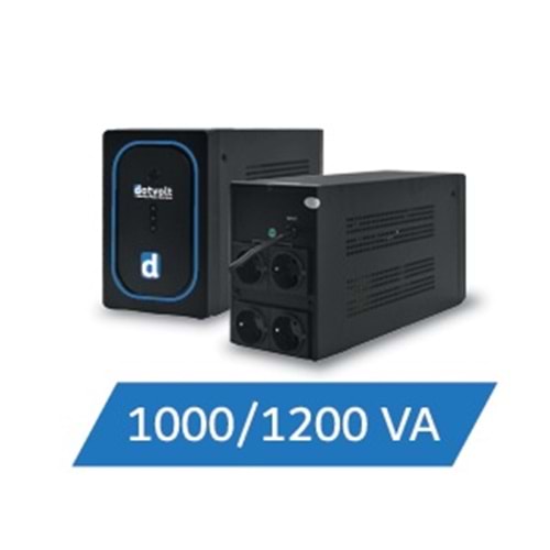 Dotvolt LN Plus 1000 VA Line İnteractive UPS 12v 9Ah