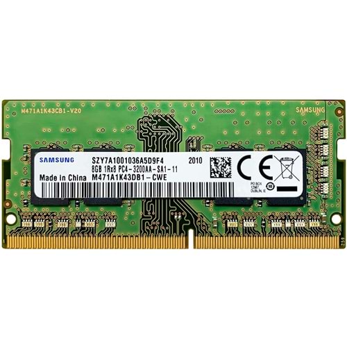 Samsung 8GB 3200Mhz DDR4 Bulk SAMSO3200/8 Notebook RAM
