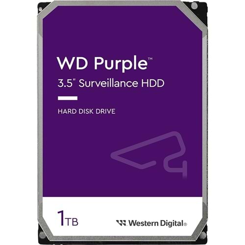 WD Purple 1TB 5400RPM 64MB SATA3 WD11PURZ 7/24 HDD Resmi Disti Garantili