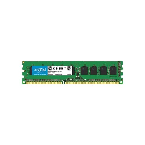 Crucıal 8GB 1600MHz DDR3 PC RAM CRUPC1600L/8G