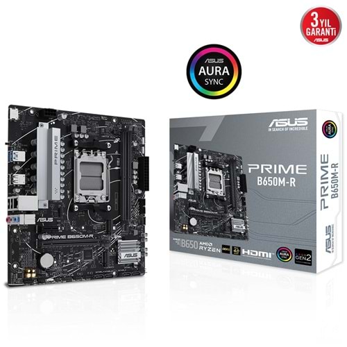 Asus Prıme B650M-R 2xDDR5 HDMI 2xM.2 AM5 Anakart