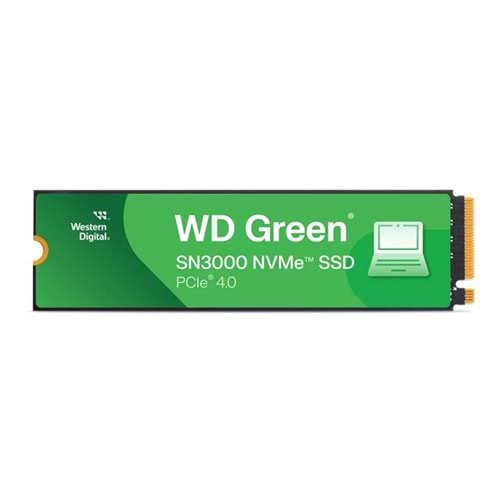WD Green SN3000 500GB 5000/4100MB/s PCIE 4.0 NVME SSD WDS500G4G0E