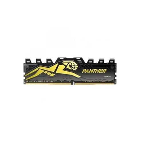 Apacer 16GB (1x16GB) 3200MHZ DDR4 Panther Black-Gold AH4U16G32C28Y7GAA PC RAM
