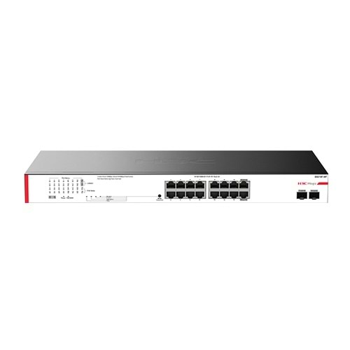 H3C Magıc 9801A5C3 BS218F-HP 16 Port 10/100/1000 16 Port POE 2 X Sfp 225W Yonetılemez Rack Mount Swıtch