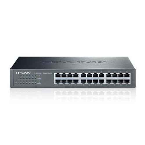 TP-Lınk TL-SG1024D 24 Port 10/100/1000 Yonetılemez Rack Mount Swıtch