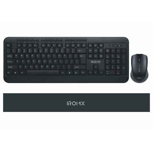 Iromx SWM30C TR Kablosuz Multimedya Siyah Q Klavye+Mouse