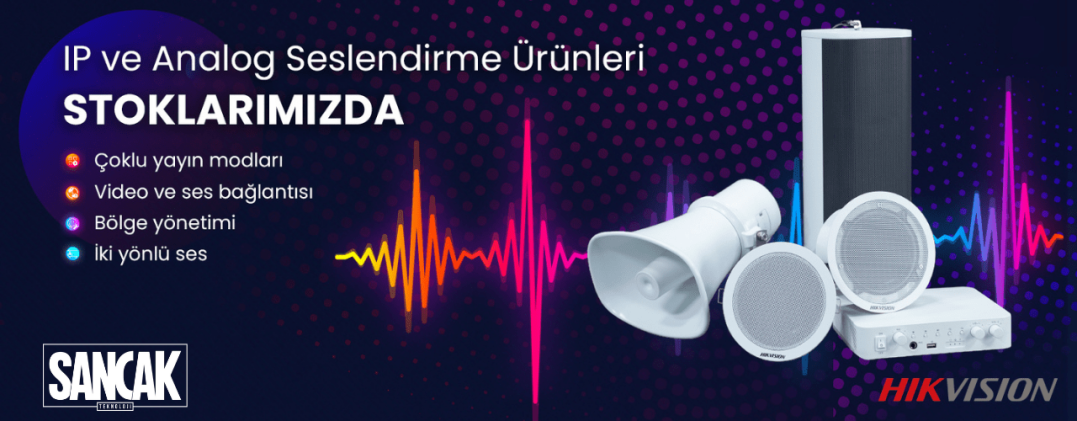 Hikvision Ses Sistemleri