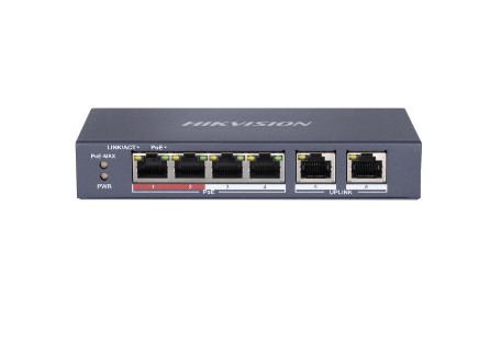 Hikvision DS-3E0106P-E/M 10/100 4 PORT POE SWITCH