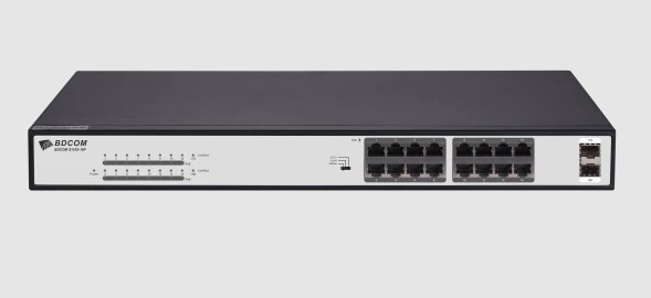 BDCOM S1518-16P 16XGE POE 2XSFP SWITCH 240W