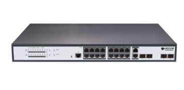 BDCOM S2520-P 16XGE 2XGE RJ45 2XSFP COMBO YÖNETİLEBİLİR POE SWİTCH 250W