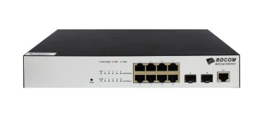 BDCOM S2510-C 8 Port GE / 2XSFP 1xConsolePort Yönetilebilir PORT SWITCH
