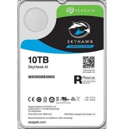 SEAGATE 10 TB 7200RPM 256MB ST10000VE001 SKYHAWK