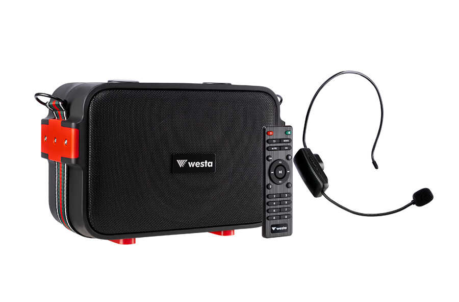 WESTA WAP-500T  1 Headset Mic. Taşınabilir Ses Sistemi