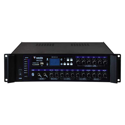 WESTA WM-2120U 6 BÖLGELİ 120W MİXER AMFİ