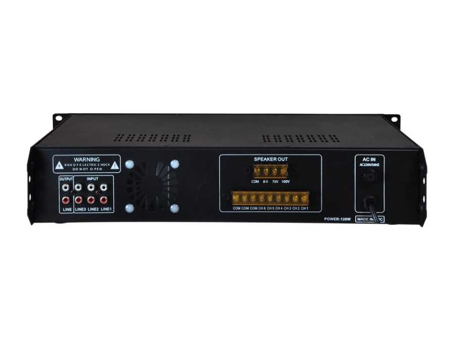 WESTA WM-2120U 6 BÖLGELİ 120W MİXER AMFİ