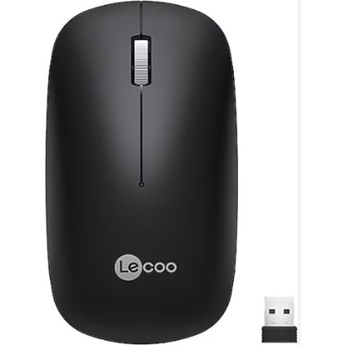 Lenovo Lecoo WS214 Gri Sessiz Kablosuz Mouse