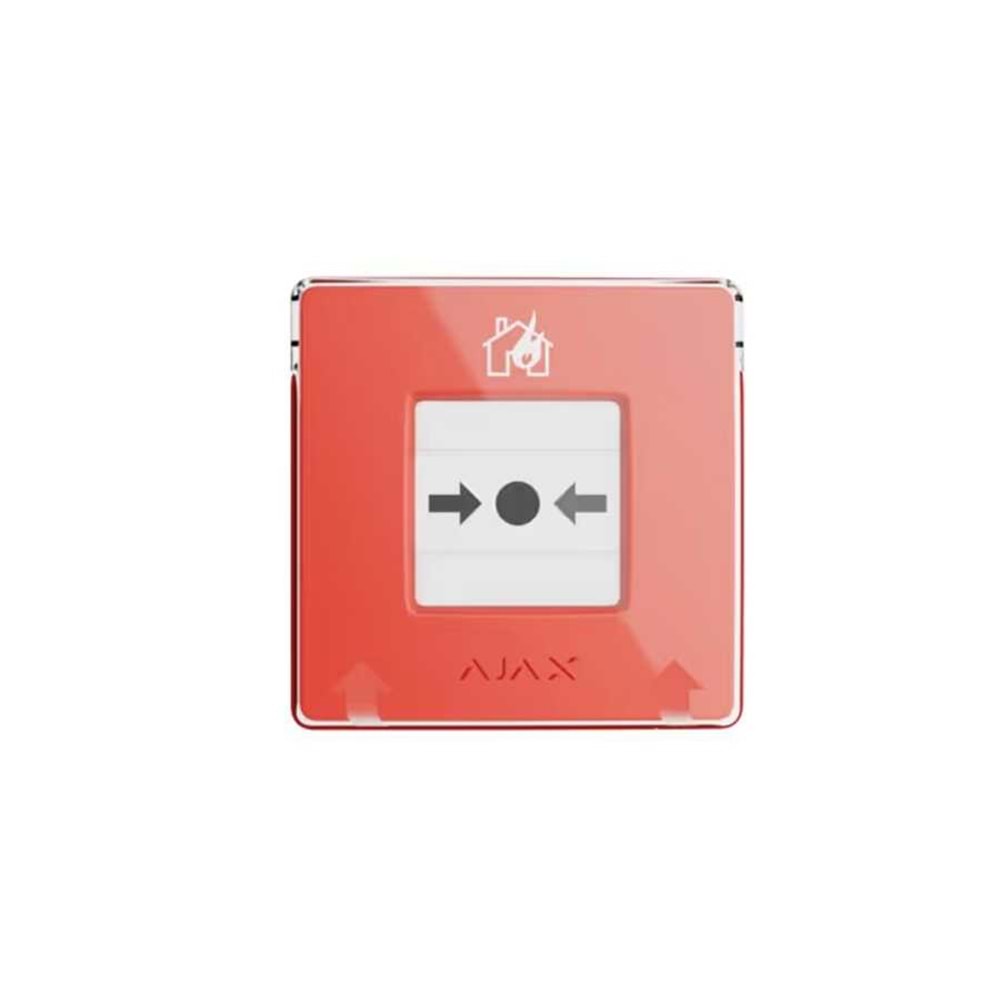 Ajax Manual Call Point Kablosuz Kırbas Butonu - Kırmızı