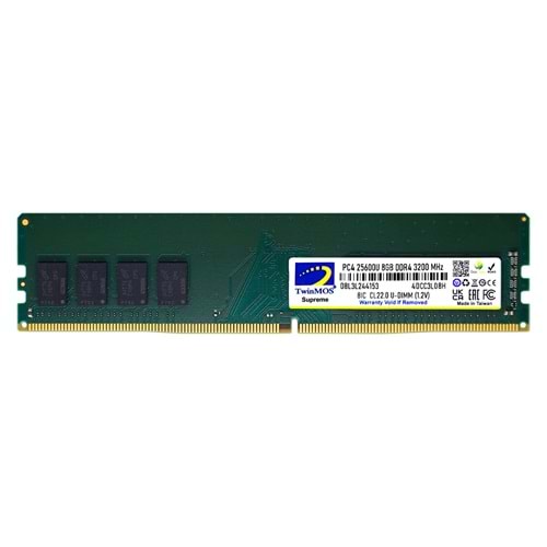 Twınmos 8GB 3200MHZ DDR4 MDD48GB3200D PC RAM