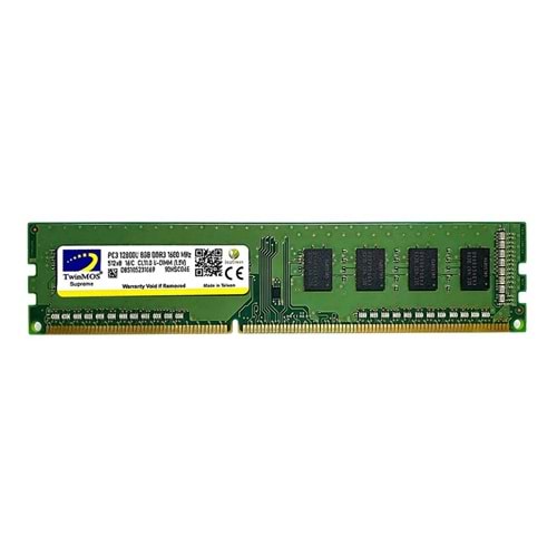 Twınmos 8GB 1600MHz DDR3 1.5V PC RAM MDD38GB1600D