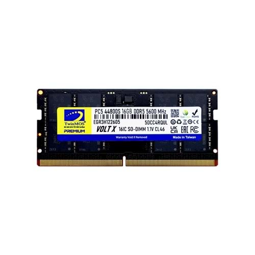 Twınmos 16GB 5600MHz DDR5 TMD516GB5600S46 Notebook RAM