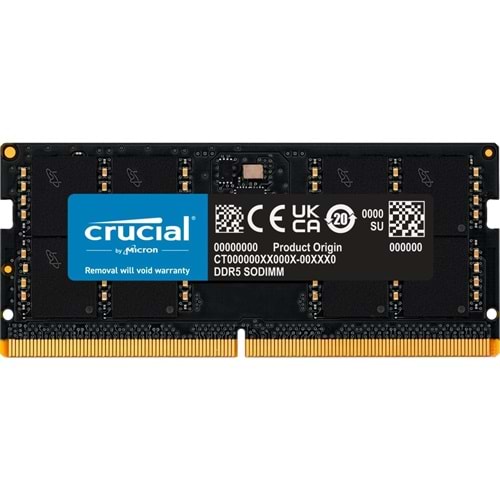 Crucıal 16GB 4800MHz DDR5 CRUSO4800/16 Notebook RAM