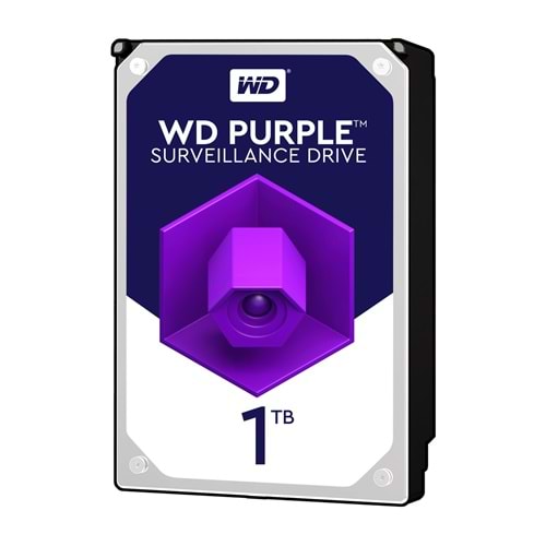WD Purple 1TB 5400RPM 64MB SATA3 WD10PURZ 7/24 HDD
