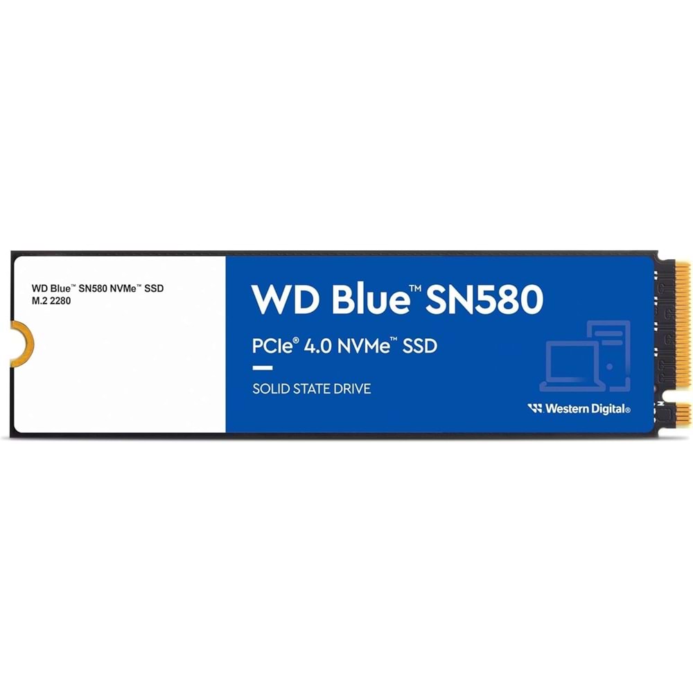 WD SN580 2 TB 4150/4150/MB/s 2280 M2 PCIE GEN4 NVME SSD WDS200T3B0E