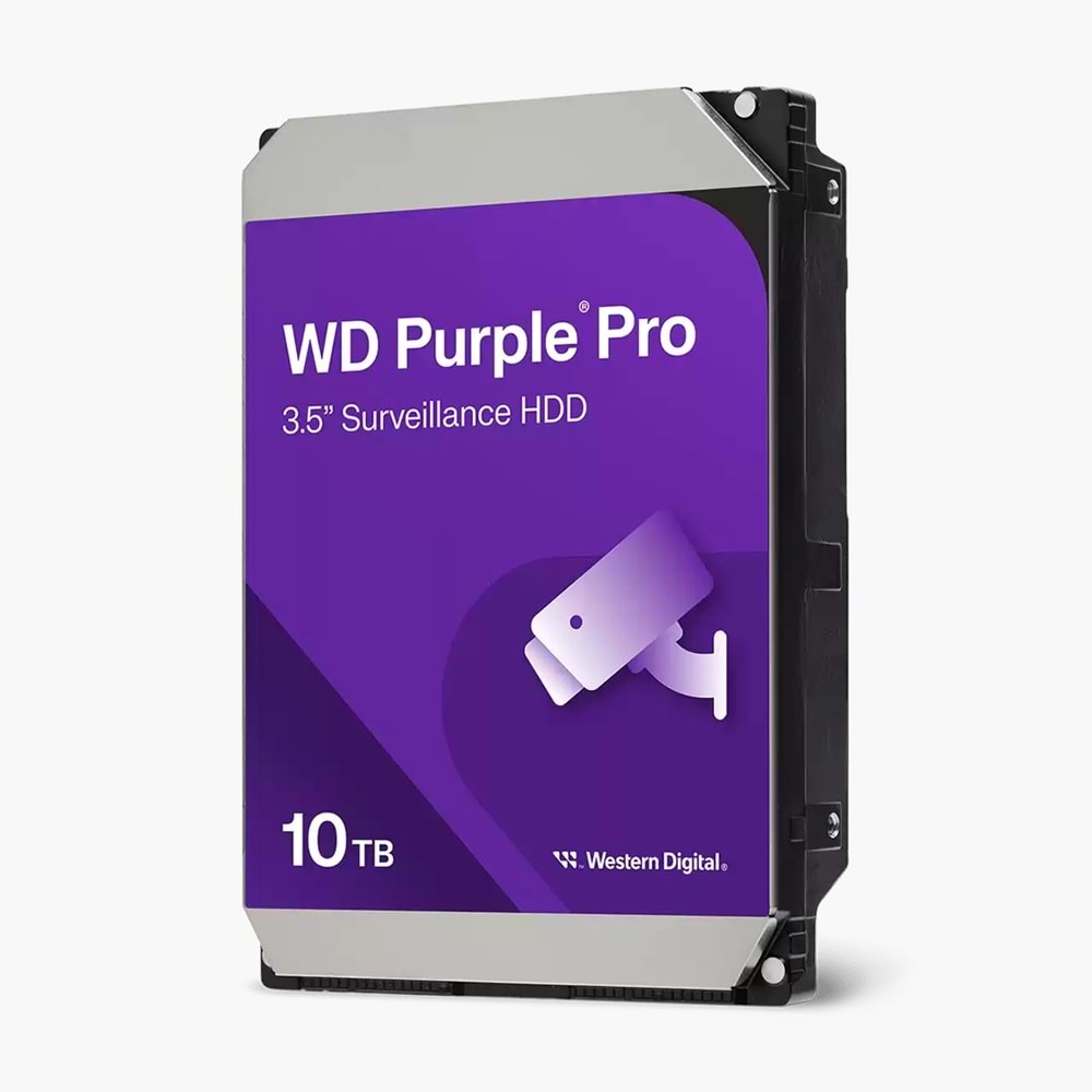 WD Purple Pro 10TB 7200RPM 256MB SATA3 6Gbit/sn WD102PURP 7/24 HDD