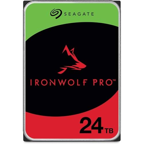 Seagate Ironwolf Pro 24TB 7200RPM 512MB SATA3 6Gbit/sn ST24000NT002 NAS HDD