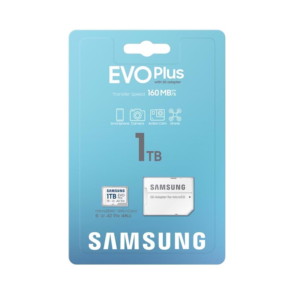 Samsung Evo Plus 1TB Mıcro SD 160MB/s Hafıza Kartı MB-MC1T0SA/APC