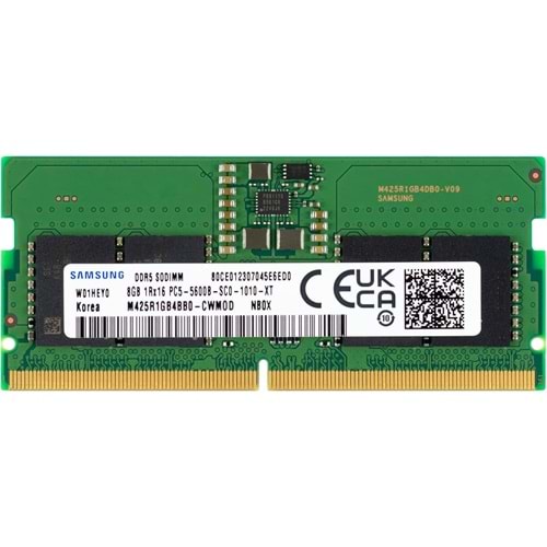 Samsung 8GB 5600MHz DDR5 Notebook RAM Bulk M425R1GB4BB0
