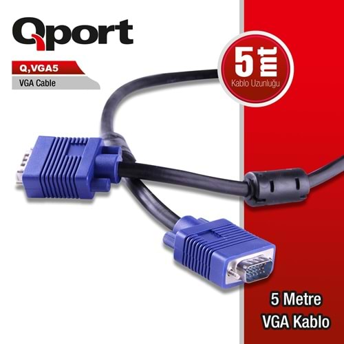 Qport Q-VGA5 5MT VGA Kablo