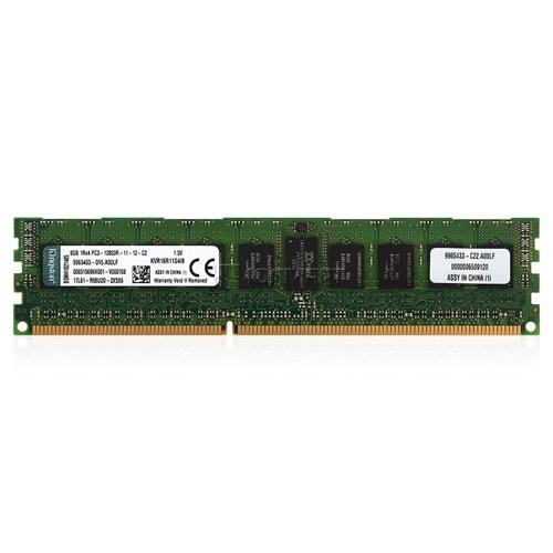 Kingston KVR16R11S4 8GB 1600 MHZ DDR3 CL11 Server RAM