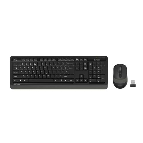 A4 Tech FG1010 Kablosuz Standart Gri Q Klavye Mouse