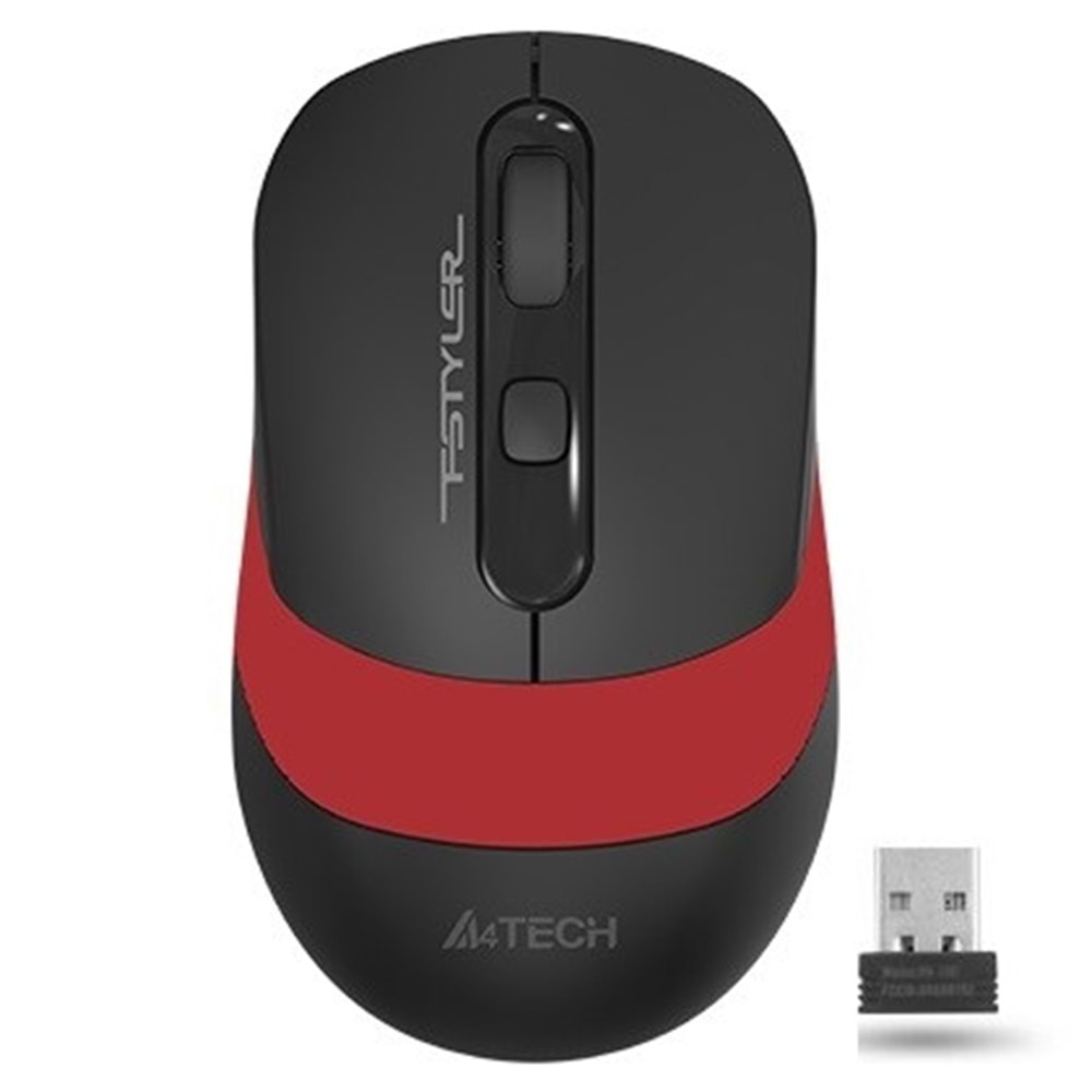 A4 Tech FG10 Kablosuz 2000DPI Kırmızı Mouse