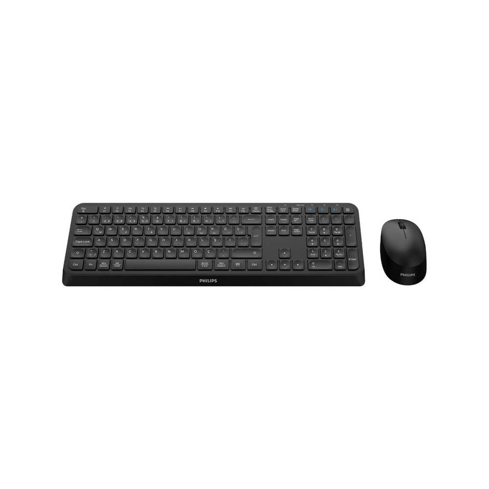 Phılıps SPT6407 Kablosuz Standart Siyah Q Klavye+Mouse