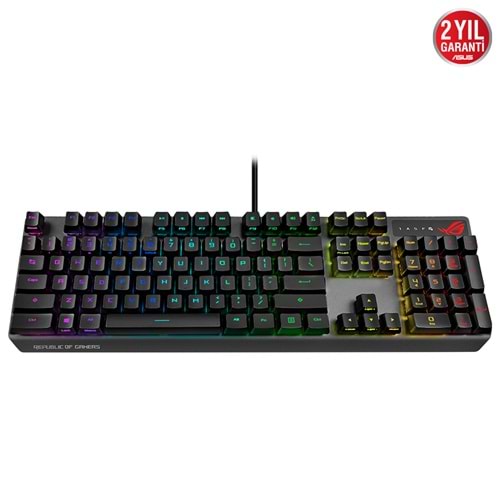 Asus XA05 Rog Strıx Scope RX/RD/TR Red Swıtch Aura Sync RGB IP57 Mekanık Gamıng Klavye