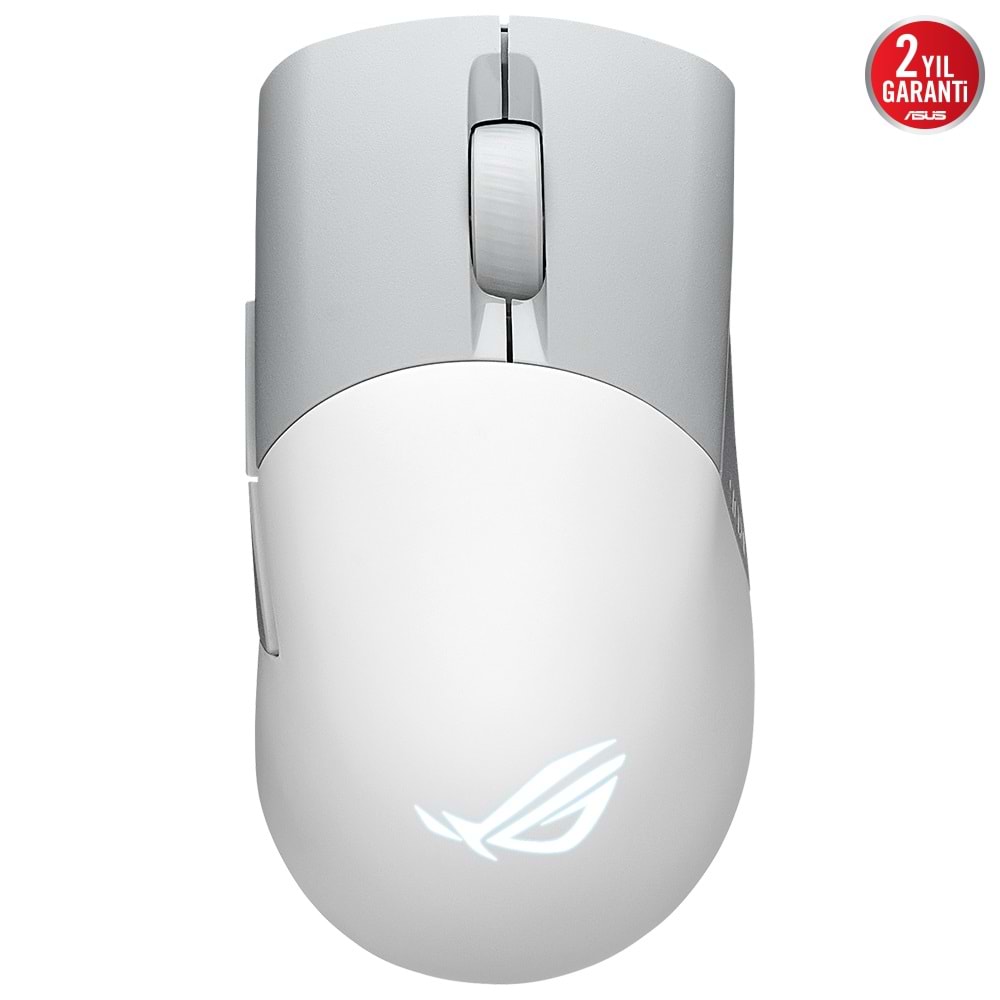 Asus P709 Rog Kerıs WL Aımpoınt/Wht 36000DPI Aura Sync RGB Kablosuz Gamıng Mouse